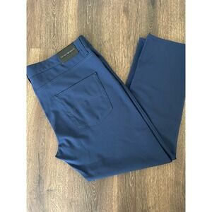 Emporio Armani Stretch 5 Pocket Pants Men's Size 38 Navy Wool Stretch AMAZING